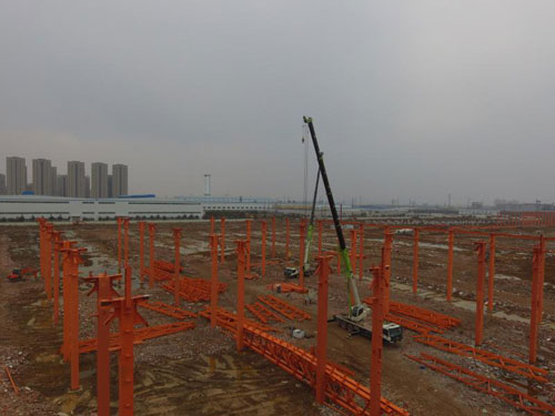 高新区长安汽车二期调整升级项目钢结构厂房第三方检测